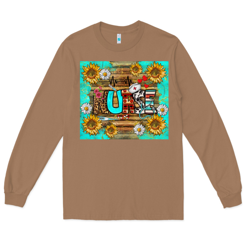 Sunflower And Daisy Nurse Tumbler Long Sleeve Tee by BundleAndBundleShop | Teevron