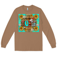 Toasted Coconut sunflower and daisy nurse tumbler Long Sleeve Tee - BundleAndBundleShop