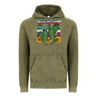 Vintage Olive cactus sunflower coaster Vintage Hoodie - JahusDesignShop