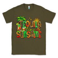 Army Green tequila lime and sunshine summer Classic Tee - Jasminsmagicworld