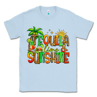Dusty Blue tequila lime and sunshine summer Classic Tee - Jasminsmagicworld