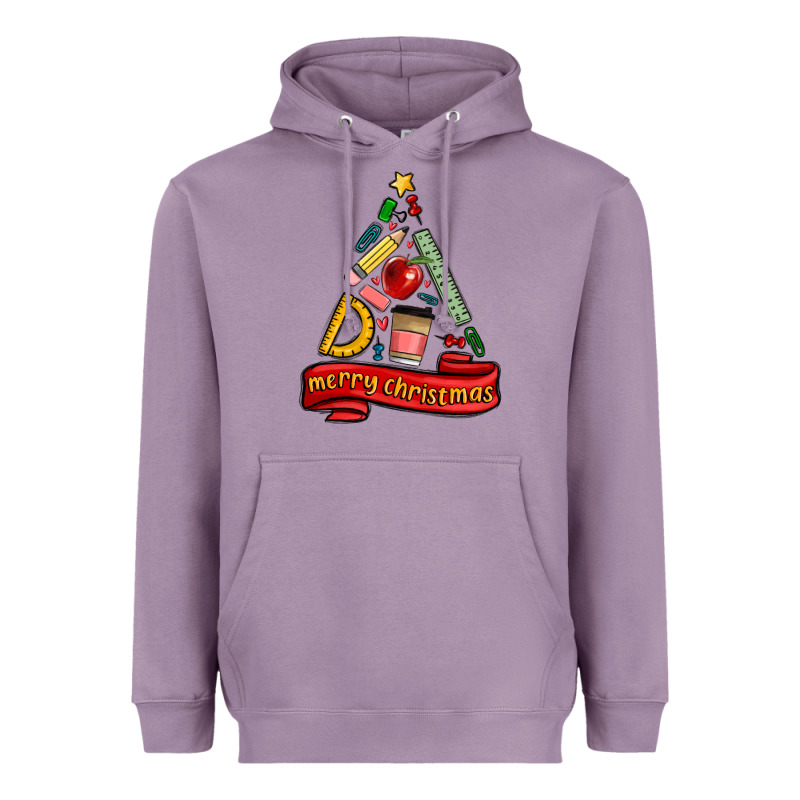 Teacher Tools Christmas Tree Heavyweight Hoodie by MaliasSmallBusiness | Teevron