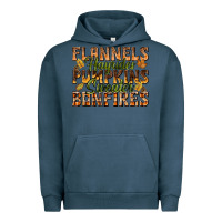 Pigment Midnight Navy Flannels Hayrides Pumpkins Urban Hoodie - texasbilliewilder