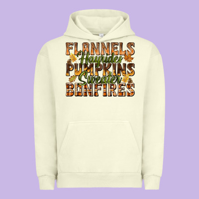 Flannels Hayrides Pumpkins Urban Hoodie Designed By Texasbilliewilder