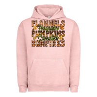 Pigment Salmon Flannels Hayrides Pumpkins Urban Hoodie - texasbilliewilder