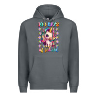 Rock 100 days of school unicorn Premium Hoodie - Artiststas