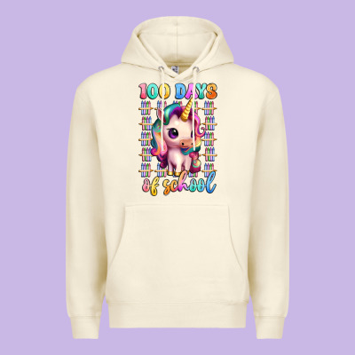 100 Days Of School Unicorn Premium Hoodie Designed By Artiststas