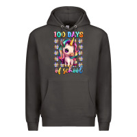 Smoke 100 days of school unicorn Premium Hoodie - Artiststas