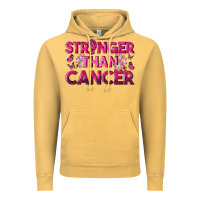 Vintage Mustard Stronger Than Cancer Vintage Hoodie - texasbilliewilder