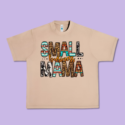 Small Business Mama Urban Heavy Tee Designed By Fadigitalartstudio