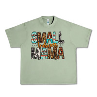 Oil Green Small Business Mama Urban Heavy Tee - FaDigitalArtStudio
