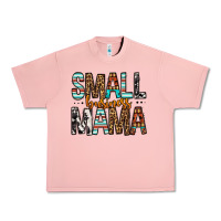 Salmon Small Business Mama Urban Heavy Tee - FaDigitalArtStudio
