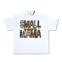 White Small Business Mama Urban Heavy Tee - FaDigitalArtStudio