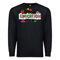 Black special education crew Premium Sweatshirt - NancyCooperArtShop