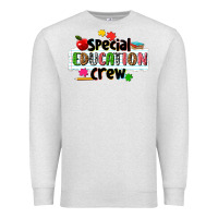 Oatmeal Heather special education crew Premium Sweatshirt - NancyCooperArtShop