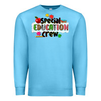 Ocean Blue special education crew Premium Sweatshirt - NancyCooperArtShop