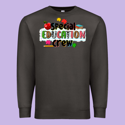 Special Education Crew Premium Sweatshirt Designed By Nancycooperartshop