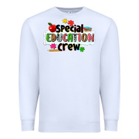 White special education crew Premium Sweatshirt - NancyCooperArtShop
