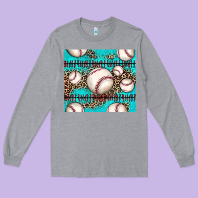 Baseball Long Sleeve Tee Designed By Jahusdesignshop