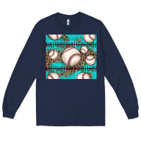 Navy baseball Long Sleeve Tee - JahusDesignShop