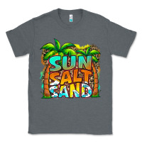 Charcoal Heather sun salt sand summer Classic Tee - Jasminsmagicworld