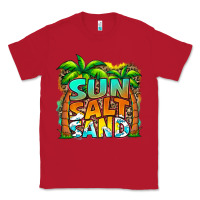 Red sun salt sand summer Classic Tee - Jasminsmagicworld