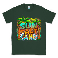 Sports Green sun salt sand summer Classic Tee - Jasminsmagicworld