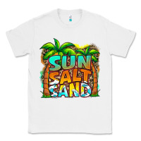 White sun salt sand summer Classic Tee - Jasminsmagicworld