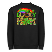 Black One lucky mom St. Patricks Day Heavyweight Sweatshirt - Neo Western