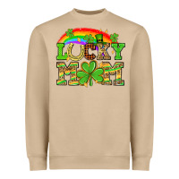 Mushroom One lucky mom St. Patricks Day Heavyweight Sweatshirt - Neo Western