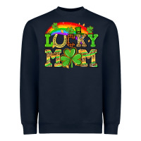 Navy One lucky mom St. Patricks Day Heavyweight Sweatshirt - Neo Western
