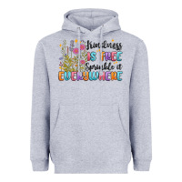 Heather Grey kindness is free sprinkle it everywhere Heavyweight Hoodie - MaliasSmallBusiness