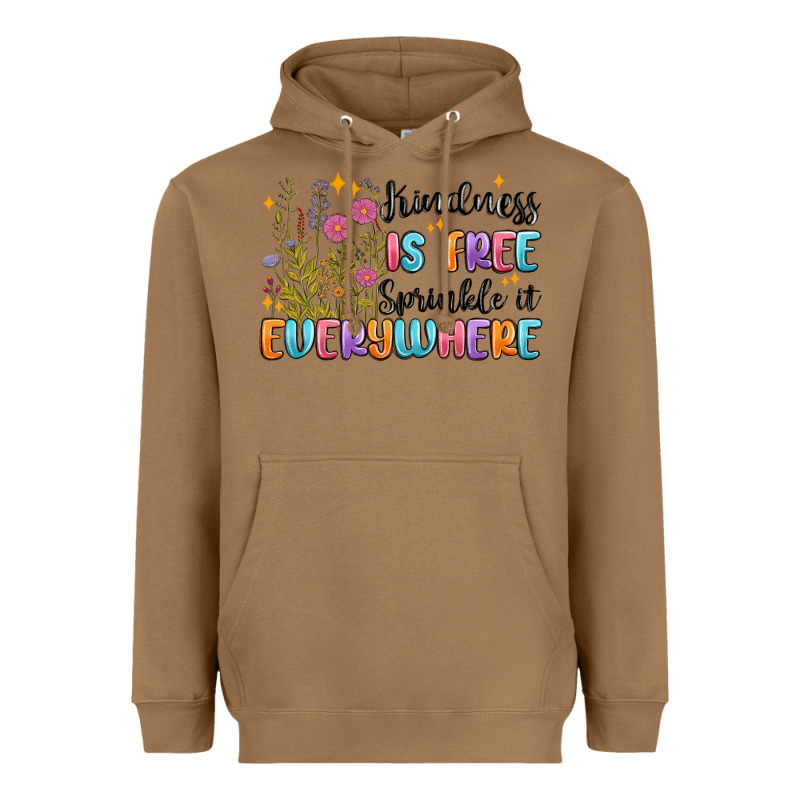 Kindness Is Free Sprinkle It Everywhere Heavyweight Hoodie by MaliasSmallBusiness | Teevron