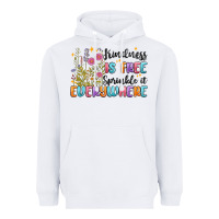 White kindness is free sprinkle it everywhere Heavyweight Hoodie - MaliasSmallBusiness