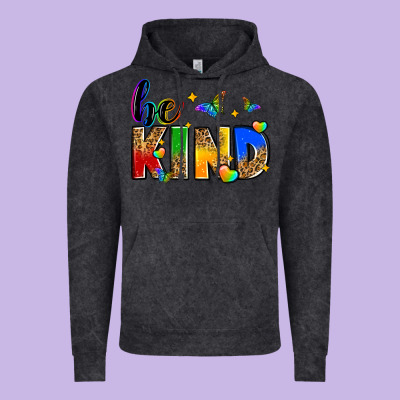 Be Kind Vintage Hoodie Designed By Zillion Design Studio