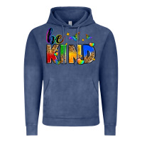 Vintage Denim be kind Vintage Hoodie - Zillion Design Studio