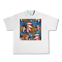 Lunar Rock 4th of july indian headdress seamless pattern Urban Heavy Tee - HRA Design Shop