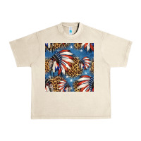 Sandshell 4th of july indian headdress seamless pattern Urban Heavy Tee - HRA Design Shop