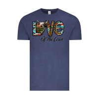 Vintage Denim lov of thecows Vintage Tee - CowhideDigitalArt