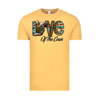 Vintage Mustard lov of thecows Vintage Tee - CowhideDigitalArt