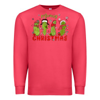 Cardinal Pickle Merry Christmas Premium Sweatshirt - MaliasSmallBusiness