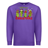 Purple Pickle Merry Christmas Premium Sweatshirt - MaliasSmallBusiness
