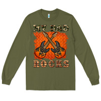 Army Green my dad rock Long Sleeve Tee - Artiststas