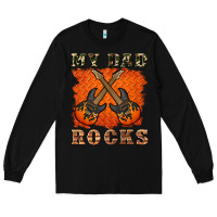 Black my dad rock Long Sleeve Tee - Artiststas