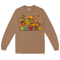 Toasted Coconut mamita and sombrero with lime flowers Long Sleeve Tee - AdoDesignShop