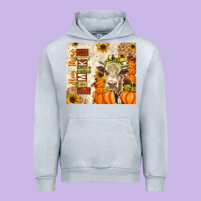 Fall Hay There Pumpkin Urban Hoodie Designed By Texasbilliewilder