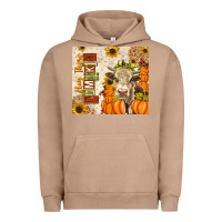 Pigment Burro Fall Hay There Pumpkin Urban Hoodie - texasbilliewilder