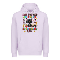 Lilac i survived 100 days it's fine i'm fine Premium Hoodie - Artiststas