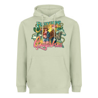 Matcha busy doing cowgirl Heavyweight Hoodie - NancyCooperArtShop