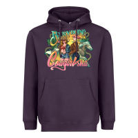 Plum busy doing cowgirl Heavyweight Hoodie - NancyCooperArtShop
